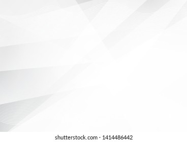 White and grey background. Corporate technology modern design. Pattern style geometric. Abstract modern background used about technology or product presentation backdrop. Vector. Illustration.