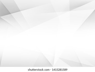 White and grey background. Corporate technology modern design. Pattern style geometric. Abstract modern background used about technology or product presentation backdrop. Vector. Illustration.