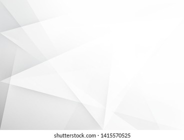White and grey background. Corporate technology modern design. Pattern style geometric. Abstract modern background used about technology or product presentation backdrop. Vector. Illustration.