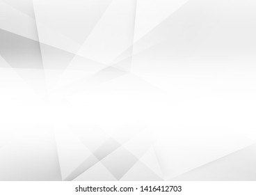 White and grey background. Corporate technology modern design. Pattern style geometric. Abstract modern background used about technology or product presentation backdrop. Vector. Illustration.