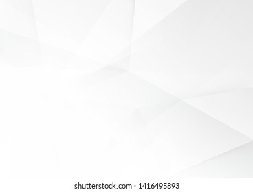 White and grey background. Corporate technology modern design. Pattern style geometric. Abstract modern background used about technology or product presentation backdrop. Vector. Illustration.
