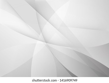 White and grey background. Corporate technology modern design. Pattern style geometric. Abstract modern background used about technology or product presentation backdrop. Vector. Illustration.