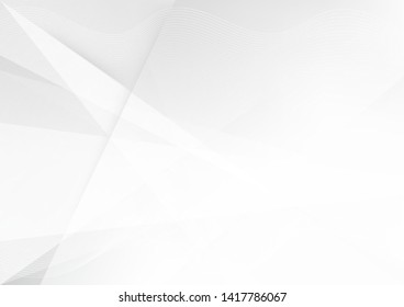 White and grey background. Corporate technology modern design. Pattern style geometric. Abstract modern background used about technology or product presentation backdrop. Vector. Illustration.