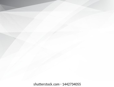 White and grey background. Corporate technology modern design. Pattern style geometric. Abstract modern background used about technology or product presentation backdrop. Vector. Illustration.