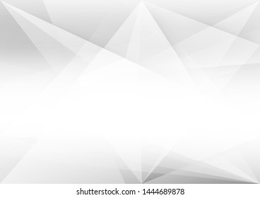 White and grey background. Corporate technology modern design. Pattern style geometric. Abstract modern background used about technology or product presentation backdrop. Vector. Illustration.