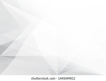 White and grey background. Corporate technology modern design. Pattern style geometric. Abstract modern background used about technology or product presentation backdrop. Vector. Illustration.