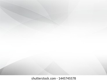 White and grey background. Corporate technology modern design. Pattern style geometric. Abstract modern background used about technology or product presentation backdrop. Vector. Illustration.