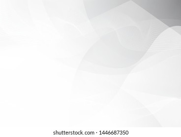 White and grey background. Corporate technology modern design. Pattern style geometric. Abstract modern background used about technology or product presentation backdrop. Vector. Illustration.