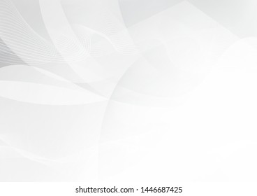 White and grey background. Corporate technology modern design. Pattern style geometric. Abstract modern background used about technology or product presentation backdrop. Vector. Illustration.
