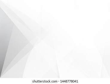 White and grey background. Corporate technology modern design. Geometric Pattern style. Abstract modern background used about technology or product presentation backdrop. Vector. Illustration.
