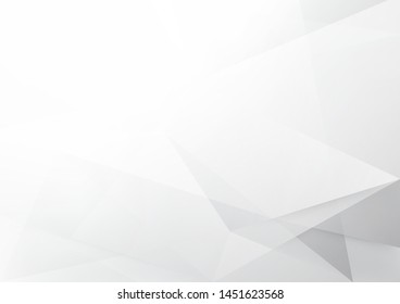 White and grey background. Corporate technology modern design. Pattern style geometric. Abstract modern background used about technology or product presentation backdrop. Vector. Illustration.