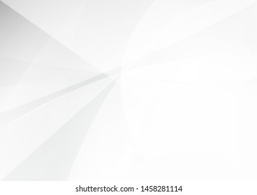 White and grey background. Corporate technology modern design. Pattern style geometric. Abstract modern background used about technology or product presentation backdrop. Vector. Illustration.