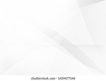 White and grey background. Corporate technology modern design. Pattern style geometric. Abstract modern background used about technology or product presentation backdrop. Vector. Illustration.
