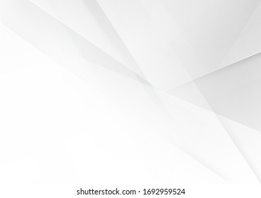 Weißer und grauer Hintergrund. Unternehmenstechnologie, modernes Design. Geometrischer Musterstil. Abstrakte, moderne Vektorillustration auf dem Hintergrund.