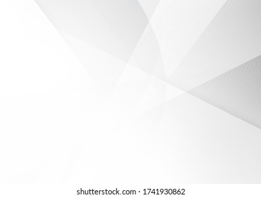 Fondo blanco y gris. Diseño moderno de tecnología corporativa. Estilo geométrico del patrón. Resumen del fondo moderno utilizado sobre la tecnología o el fondo de presentación de productos. Ilustración vectorial.