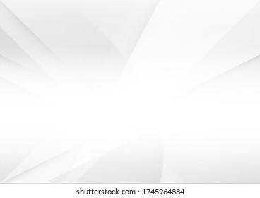 Fondo blanco y gris. Diseño moderno de tecnología corporativa. Estilo geométrico del patrón. Resumen del fondo moderno utilizado sobre la tecnología o el fondo de presentación de productos. Ilustración vectorial.