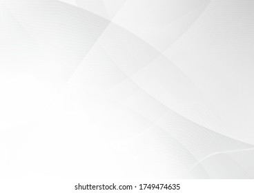 White and grey background. Corporate technology modern design. Pattern style geometric. Abstract modern background used about technology or product presentation backdrop. Vector illustration.