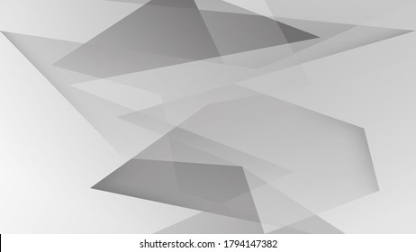 Fondo blanco y gris. Diseño moderno de tecnología corporativa. Estilo geométrico del patrón. Resumen del fondo moderno utilizado sobre la tecnología o el fondo de presentación de productos. Ilustración vectorial.