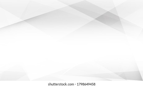 White and grey background. Corporate technology modern design. Pattern style geometric. Abstract modern background used about technology or product presentation backdrop. Vector illustration.