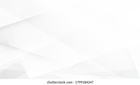 Fondo blanco y gris. Diseño moderno de tecnología corporativa. Estilo geométrico del patrón. Resumen del fondo moderno utilizado sobre la tecnología o el fondo de presentación de productos. Ilustración vectorial.