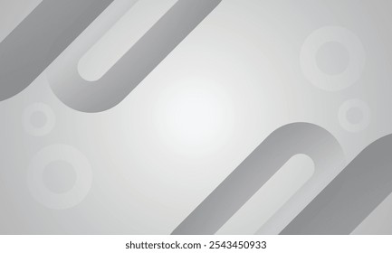 Fundo cinza branco Design 3D Forma Fundo