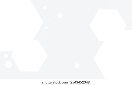 White Grey Background Design Banner Poster
