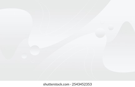 Pôster Branco Cinza Plano de Fundo Design Banner