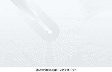 White Grey Background Design Banner Poster Modern Design for presentation
