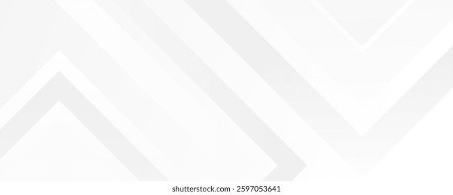 White Grey Background Design Banner Poster