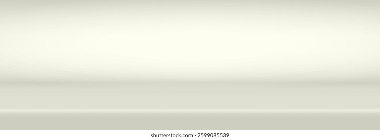 White Grey background. Minimal 3d shelf. Room in the 3d. For backdrop,wallpaper,background. Space for text. Vector illustration.