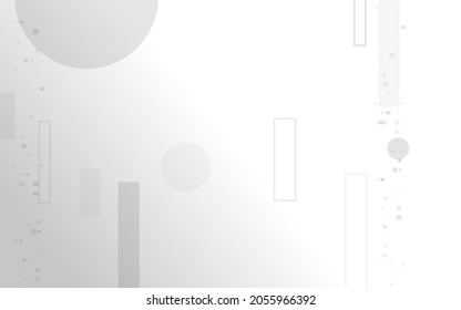 white or grey background, random minimalist abstract illustration vector for logo, card, banner, web and printing.