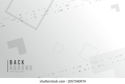 white grey background, random minimalist abstract illustration vector for logo, card, banner, web and printing.