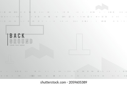 fondo gris blanco, vector de ilustración abstracta al azar minimalista para logotipo, tarjeta, banner, web e impresión.