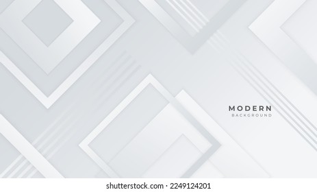 Weißer und grauer Hintergrund. Raumkonzeption. Dekoratives Weblayout oder Poster, Banner.