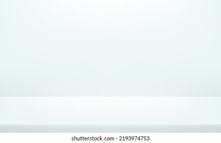 White Grey background. Space for displaying products. Vector illustration.