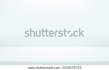White Grey background. Space for displaying products. Vector illustration.