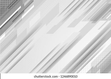 white and grey backgrounds with dotted geometric texture for web layout, advertising, media and presentation concepts, vector illustration