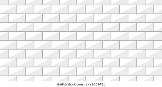 Fondo de textura de pared de ladrillo blanco y gris con un patrón limpio y neutro, adecuado para el diseño arquitectónico, conceptos de interior, Fondo de pantalla y uso de fondo.
