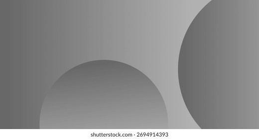 White and grey circular curve abstract background vector for presentation. Background and abstract concept.