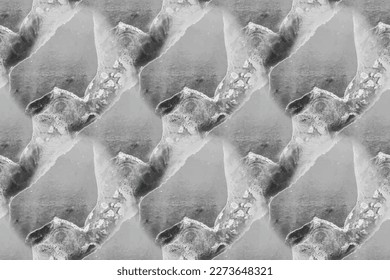 White Grey Color Splash Floor. White Science Pattern. Grey Rock Slate. Light Repeat Background. Light Gradient Science. Grey Gray Ink Background. Light Light Vector Splash. Vector Abstract Template.
