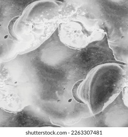Pared de salpicaduras de color gris blanco. Fondo de tinta gris claro. Patrón de ciencia ligera. Esplash vectorial de luz. Fondo De Grano Blanco. Ciencia de gradiente gris. La pizarra de mosaico gris. Pintura sin vectores.
