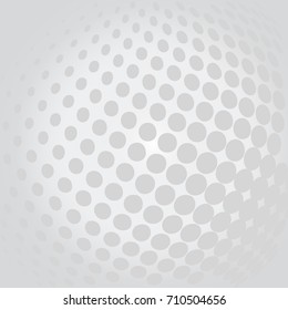 White & grey dot background. Abstract vector illustration.