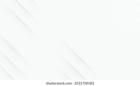 Blanco y gris elegante fondo abstracto brillo y Plantilla suave.