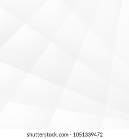 White and grey geometric abstract background vector illustration.