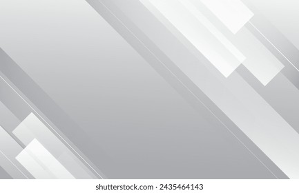 White and grey geometric background. Eps10 vector