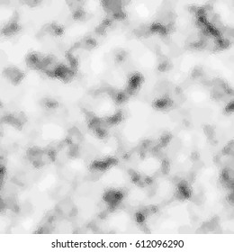 White and grey glass vector texture. Winter snow or cloudy sky vector background. Dotted foggy grayscale backdrop. Monochrome stone texture. Black and white cloudy effect for web or digital design