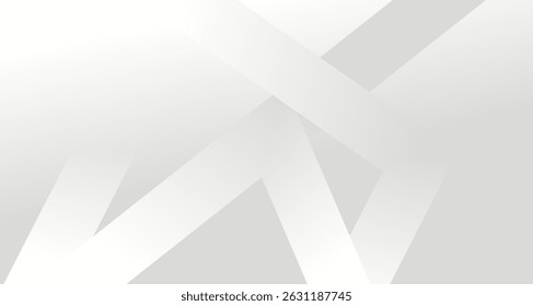 White and grey gradient background with modern geometric composition. Clean, minimal, and professional layout suitable for tech, corporate, and abstract digital themes.