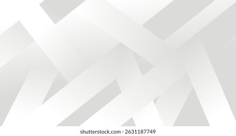 White and grey gradient background with modern geometric composition. Clean, minimal, and professional layout suitable for tech, corporate, and abstract digital themes.