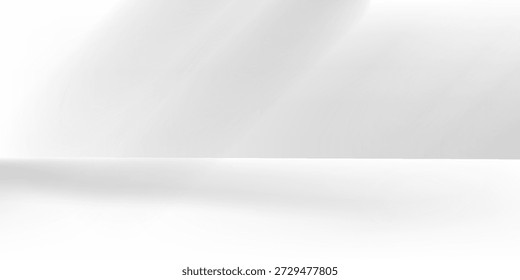 Fondo gris blanco de la habitación del estudio del gradiente. Vector EPS 10