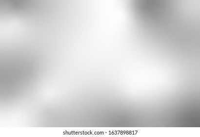 White grey gradient vector background. Abstract silver wallpaper texture. Metallic illustration style. Template for website design and social media advertising.